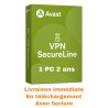 Avast SecureLine VPN 1 PC 2 ans