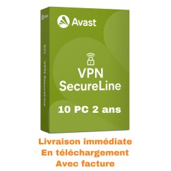 Avast Secureline VPN 10 appareils 2 ans
