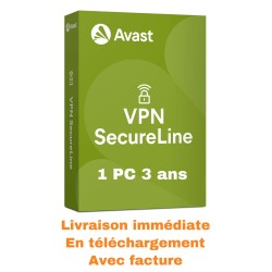 Avast SecureLine VPN 1 PC 3 ans