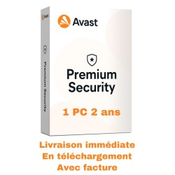 Avast Premium Security 1 PC 2 ans