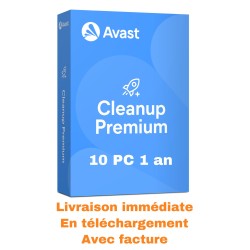 Avast Cleanup Premium 10 Appareils 1 an