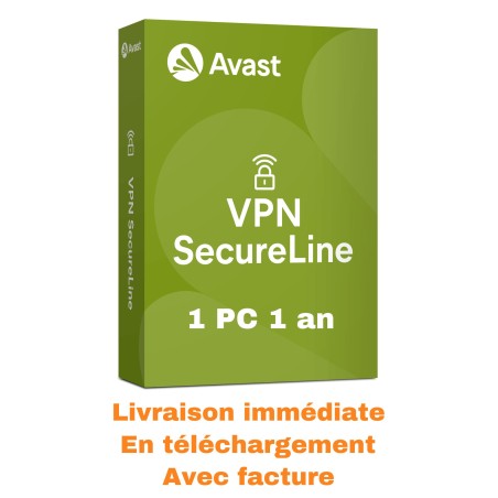Avast SecureLine VPN 1 PC 1 an